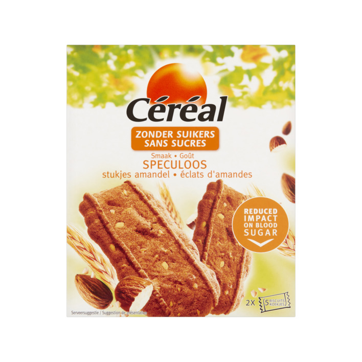 Céréal Speculaas stukjes amandel zonder suiker