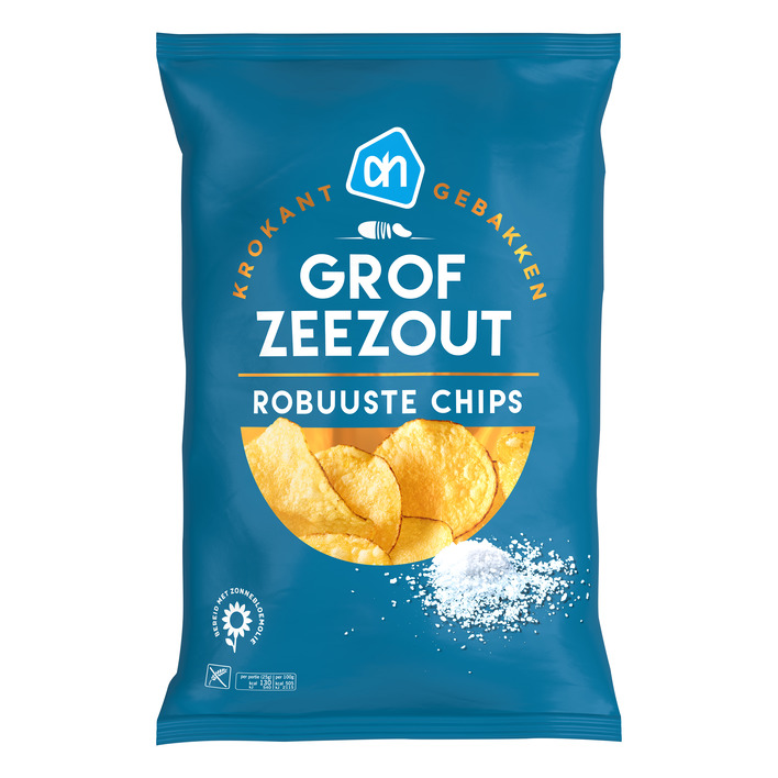 AH Robuuste chips grof zeezout