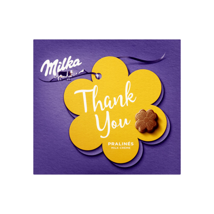 Milka Thank you pralines melk créme