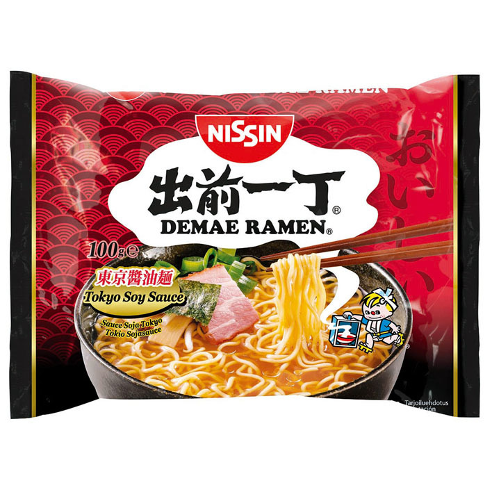 Nissin Demae ramen soy sauce