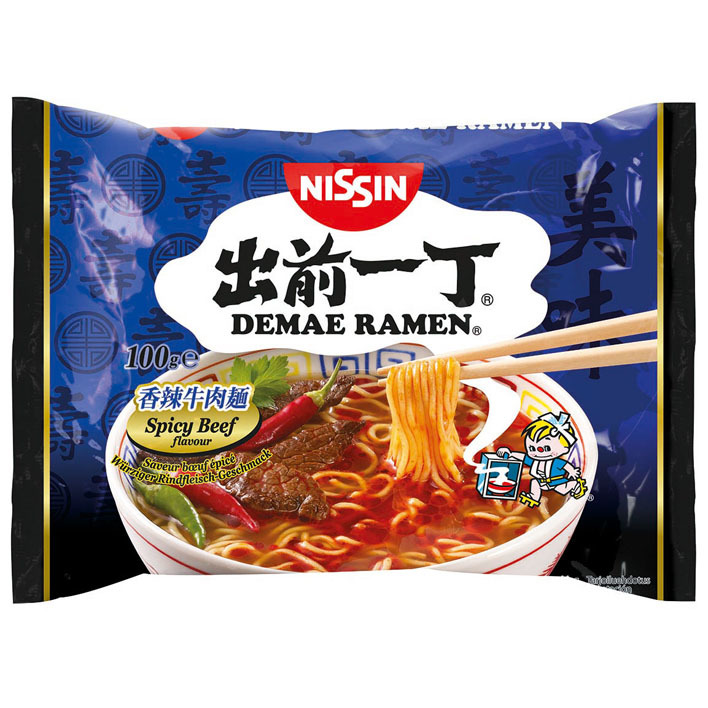 Nissin Demae ramen beef