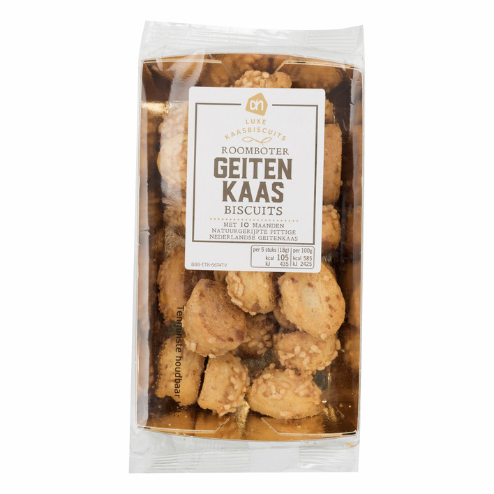 AH Excellent Roomboter geitenkaas biscuits