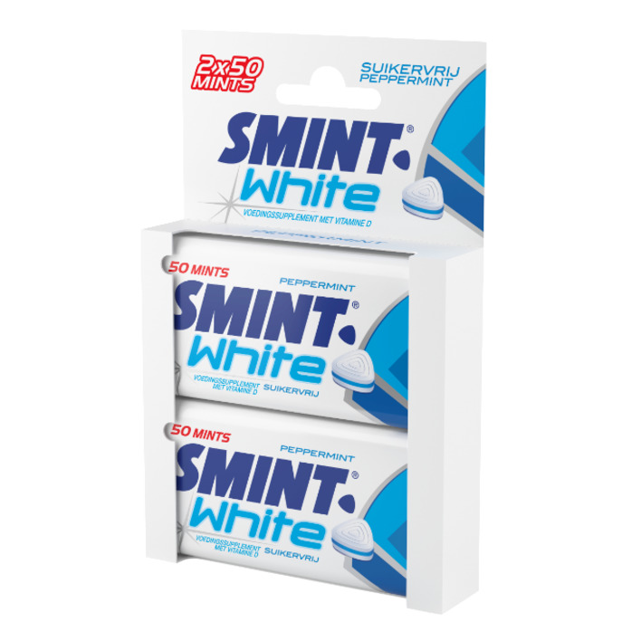 Smint White peppermint 2-pack