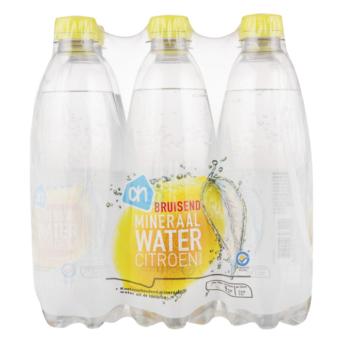 AH Bruisend mineraalwater citroen 6-pack