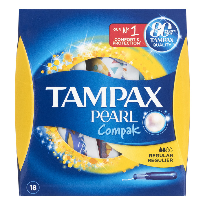 Tampax Tampons compak pearl regular