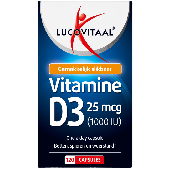 Lucovitaal Vitamine D3 25 mcg capsules