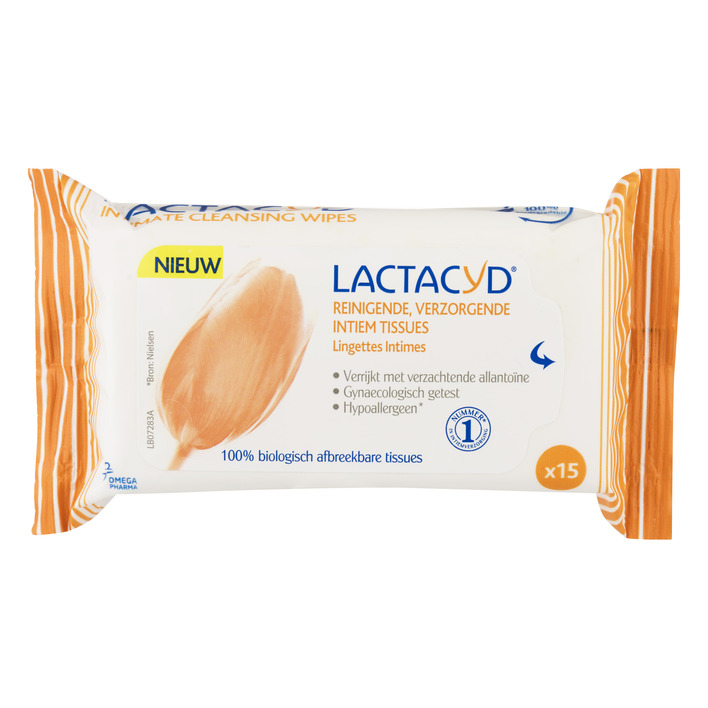 Lactacyd Verzorgende en reinigende intiem tissues