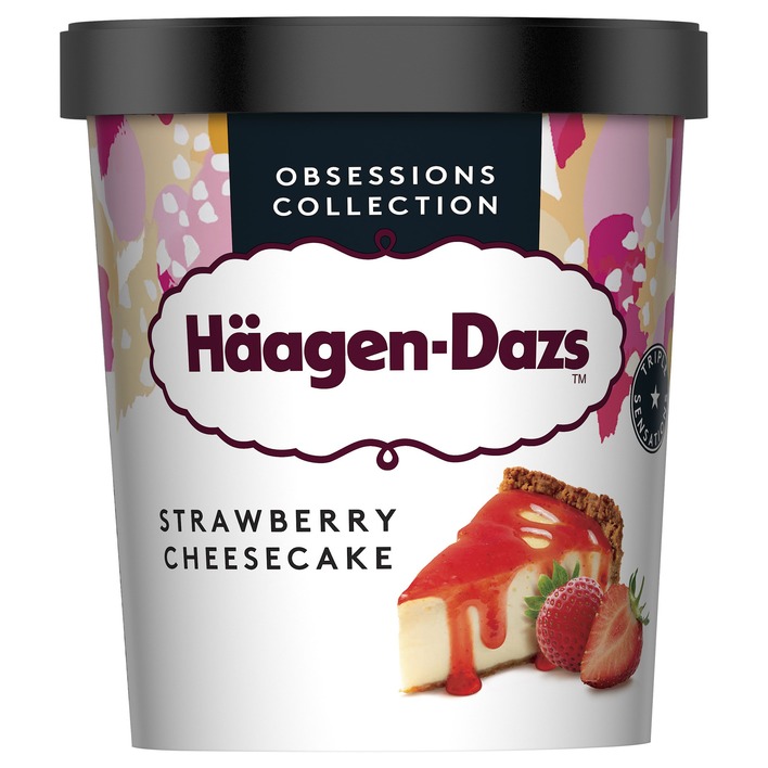 Häagen-Dazs Strawberry cheesecake ijs