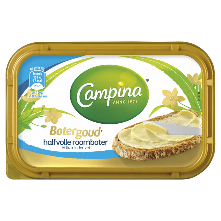 Campina Botergoud halfvolle roomboter