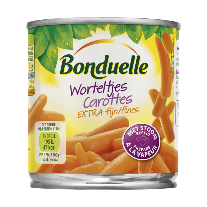 Bonduelle Worteltjes extra fijn