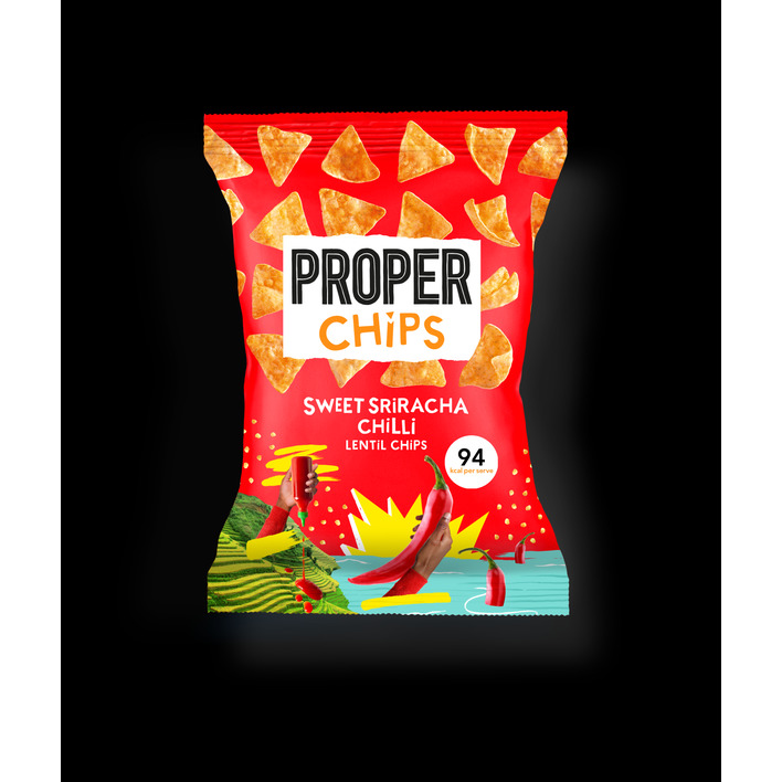 Proper Sweet Sriracha Chilli Lentil Chips