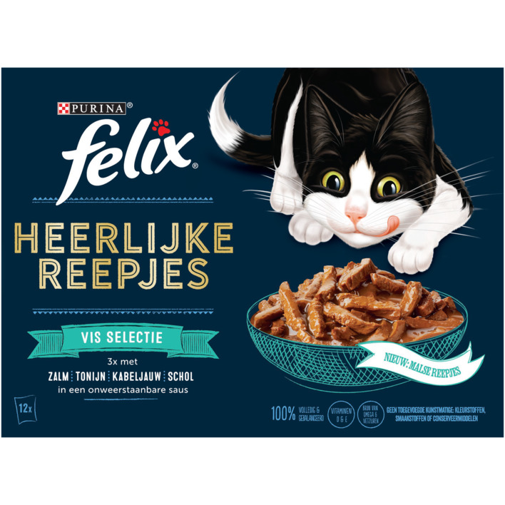Felix Heerlijke reepjes vis selectie in saus