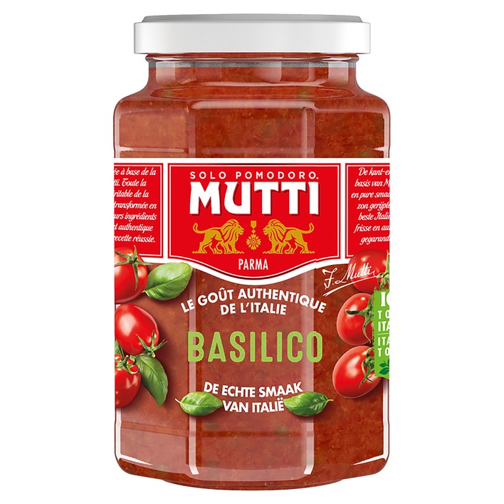 Mutti Pastasaus met basilicum