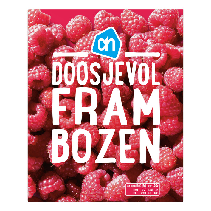 AH Doosje met frambozen