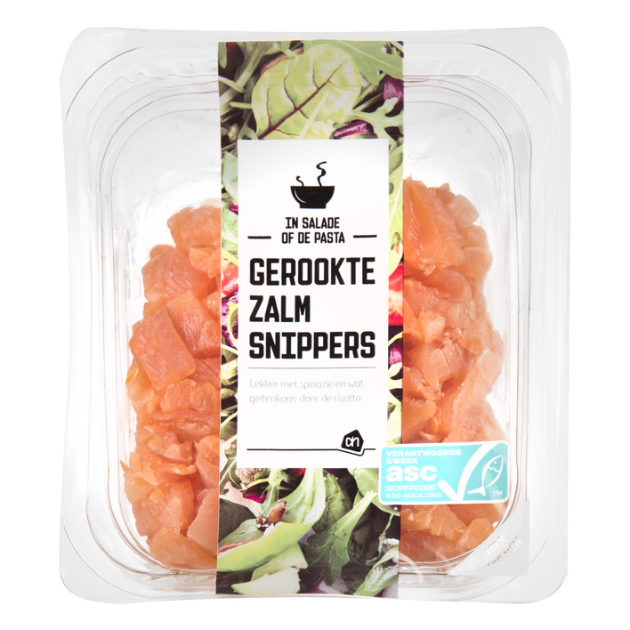 AH Gerookte zalmsnippers