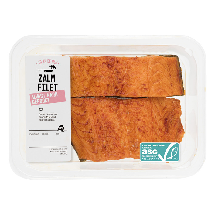 AH Warmgerookte zalmfilet