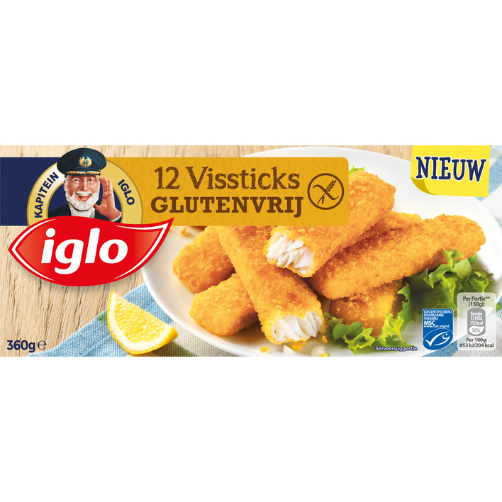 Iglo Vissticks glutenvrij