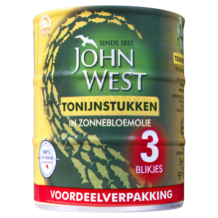 John West Tonijn in olie 3-pack