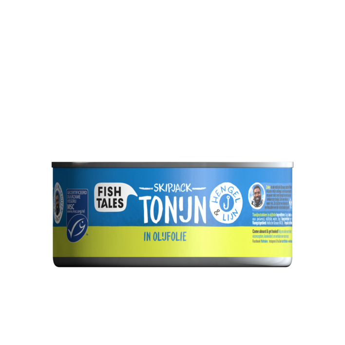 Fish Tales Skipjack tonijn in olijfolie
