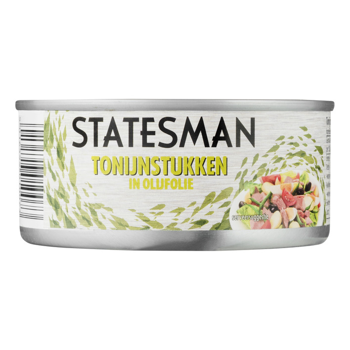 Statesman Tonijn stukken in olijfolie