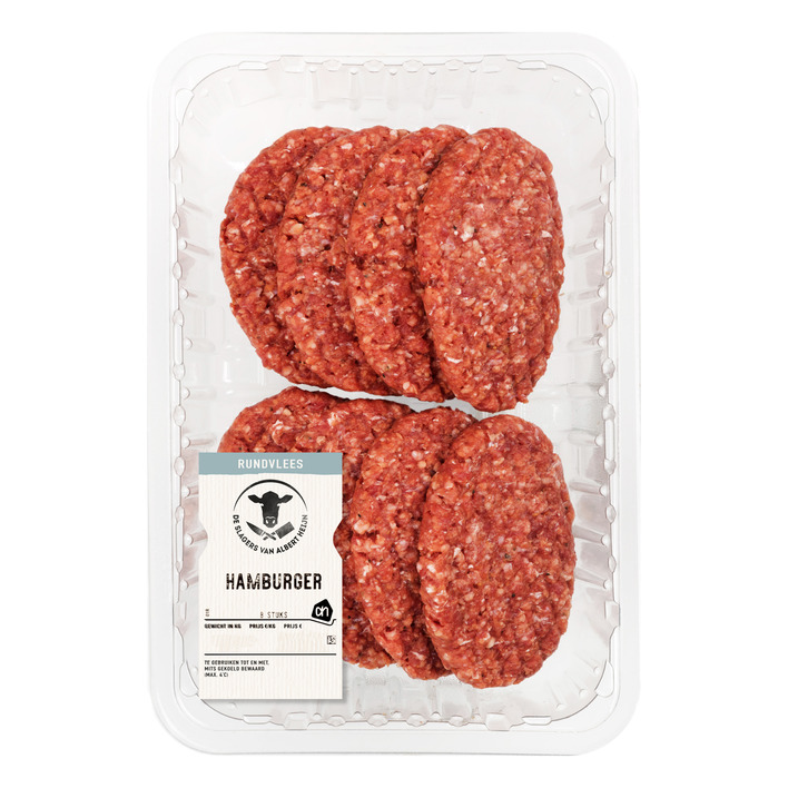 AH Hamburger 8 stuks