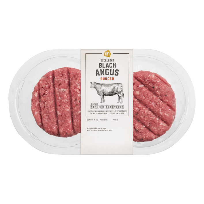 AH Excellent Black angus burger