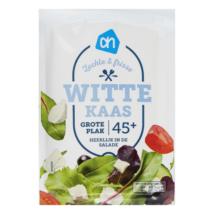 AH Witte kaas grote plak