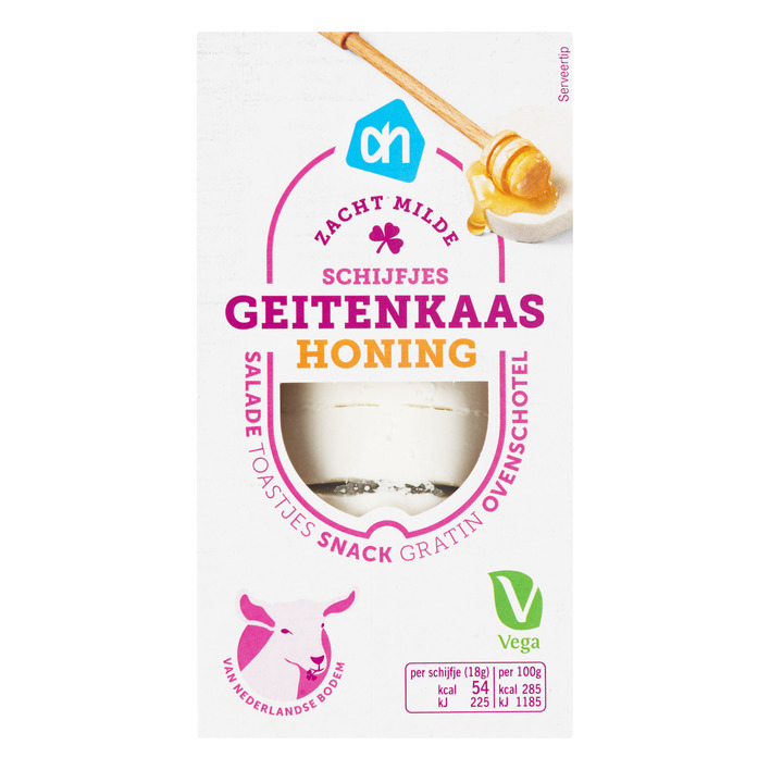 AH Geitenkaas honing schijfjes