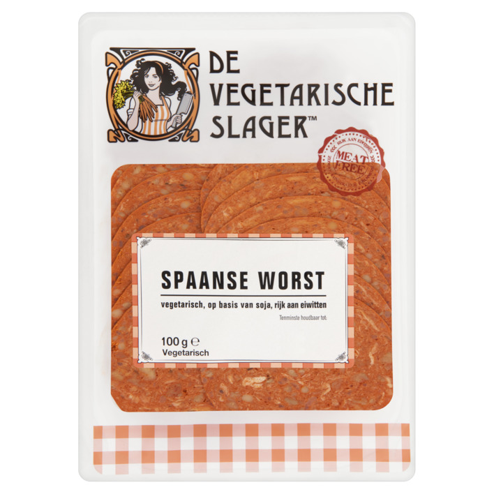 Vegetarische Slager Spaanse worst