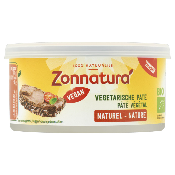 Zonnatura Vegetarische pate naturel