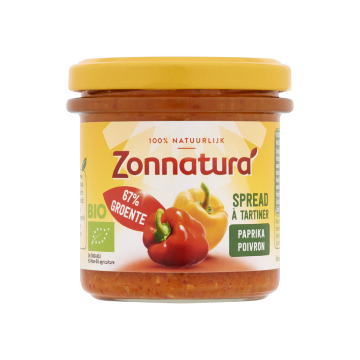 Zonnatura Paprika spread 67% groente