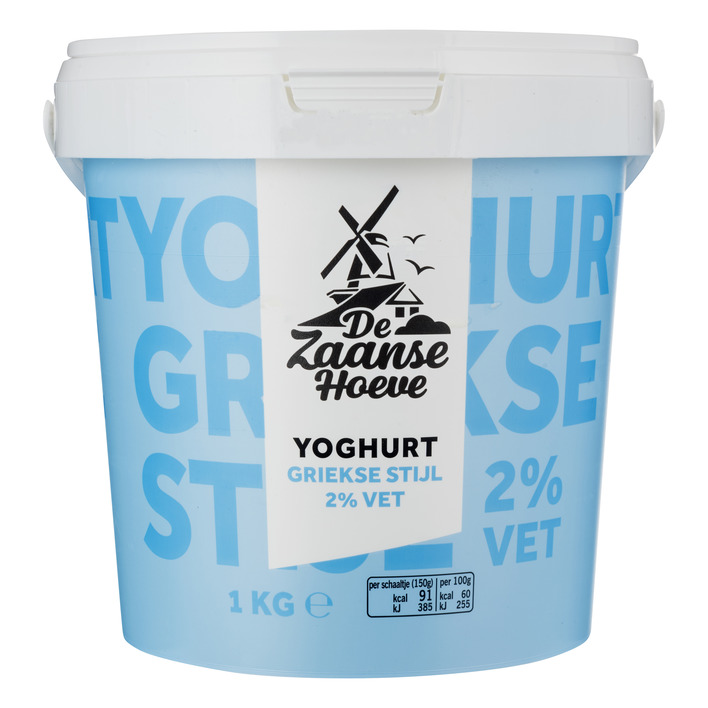 De Zaanse Hoeve Yoghurt Griekse stijl 2% vet