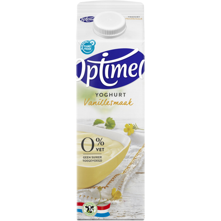 Optimel Yoghurt vanille smaak 0% vet