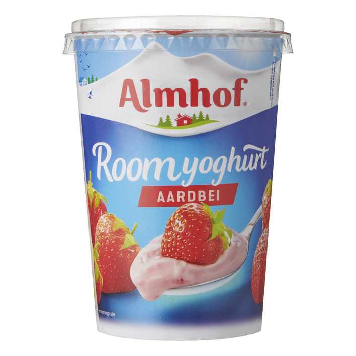 Almhof Roomyoghurt aardbei