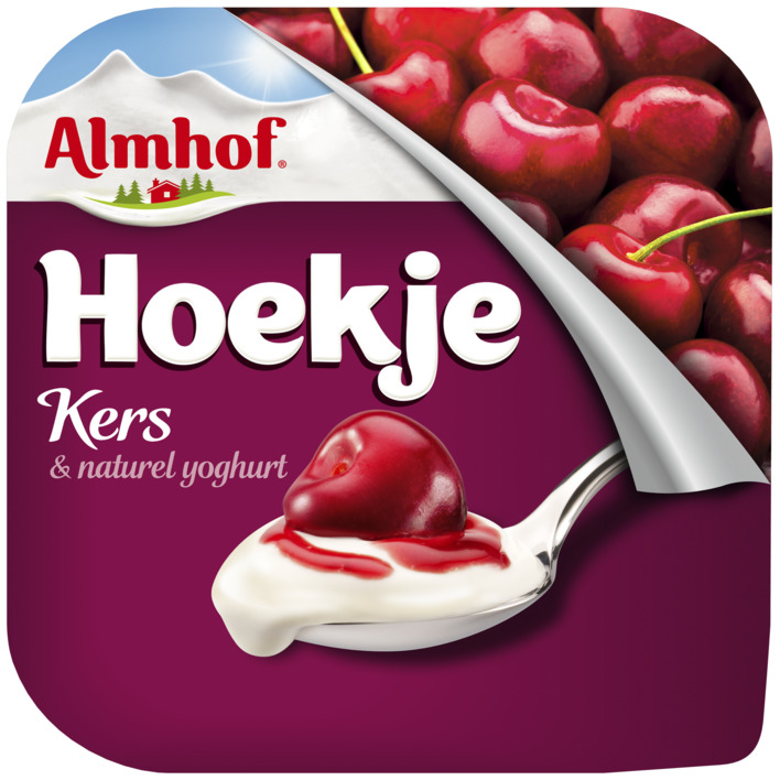 Almhof Hoekje kers naturel yoghurt
