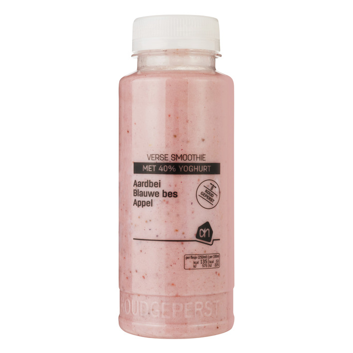 AH Vers geperste smoothie yoghurt aardbei