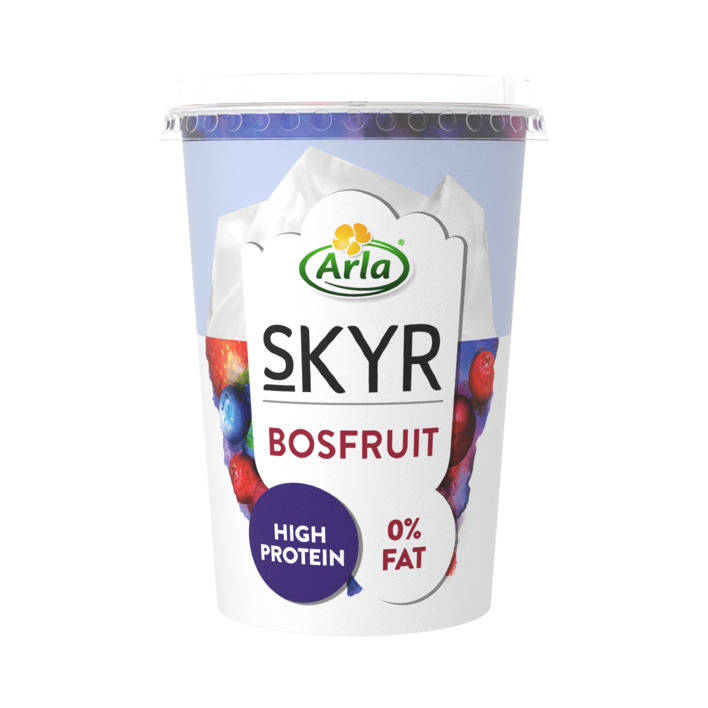 Arla Skyr bosfruit yoghurt 0% fat