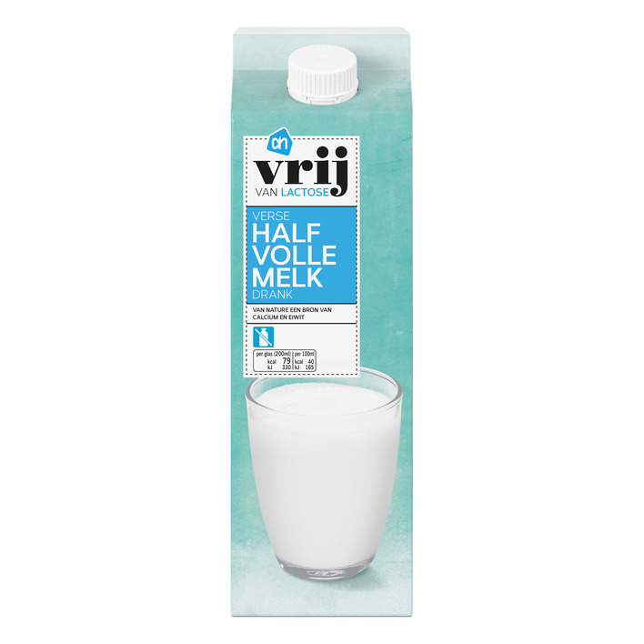 AH Lactosevrij verse halfvolle melkdrank