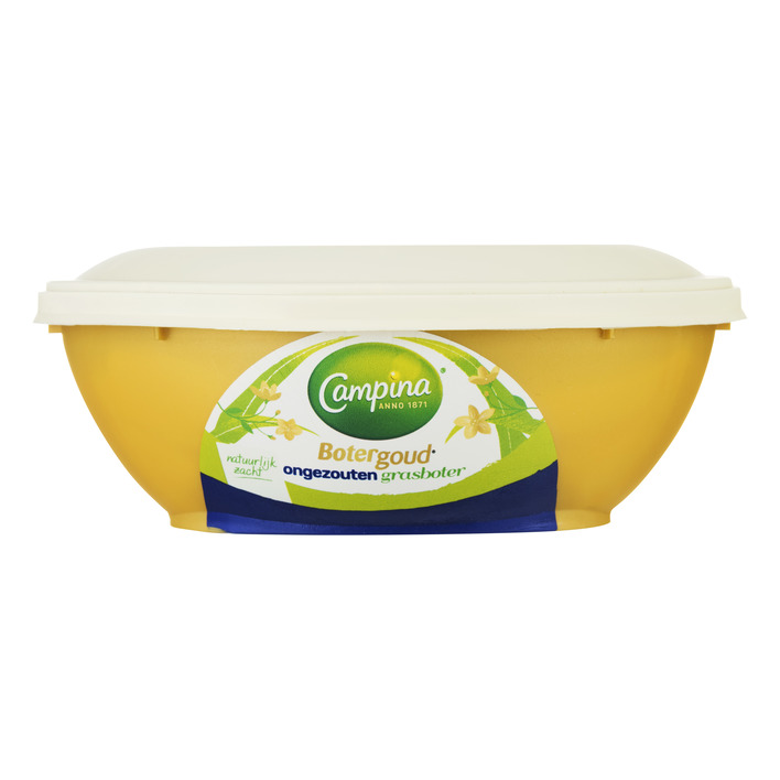 Campina Botergoud ongezouten grasboter