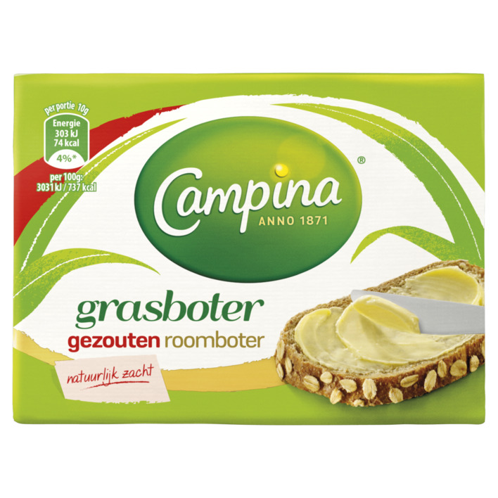 Campina Grasboter gezouten roomboter