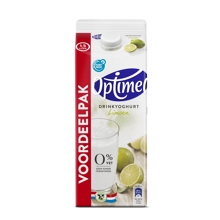 Optimel Drinkyoghurt framboos voordeelpak