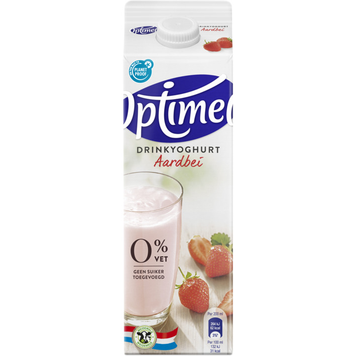 Optimel Drinkyoghurt aardbei