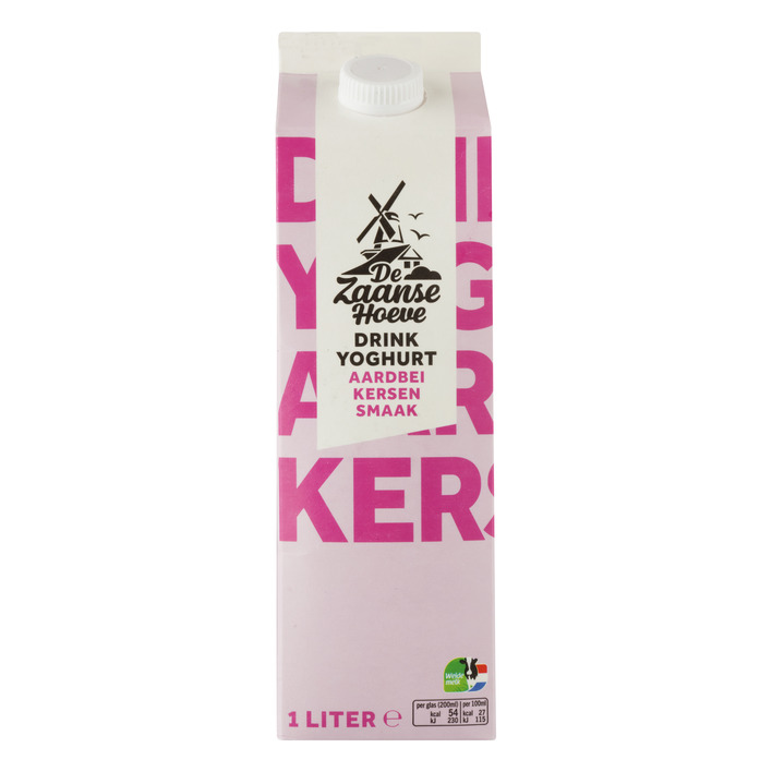 AH Drinkyoghurt aardbei kerssmaak