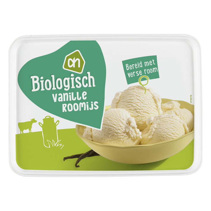 AH Biologisch Roomijs vanille