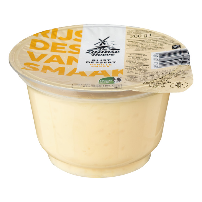 De Zaanse Hoeve Rijstdessert vanille
