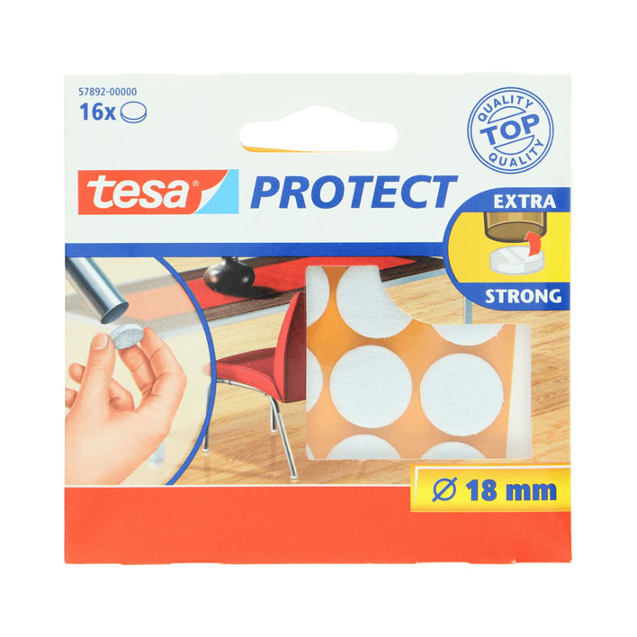 Tesa Anti krasviltjes 18mm wit