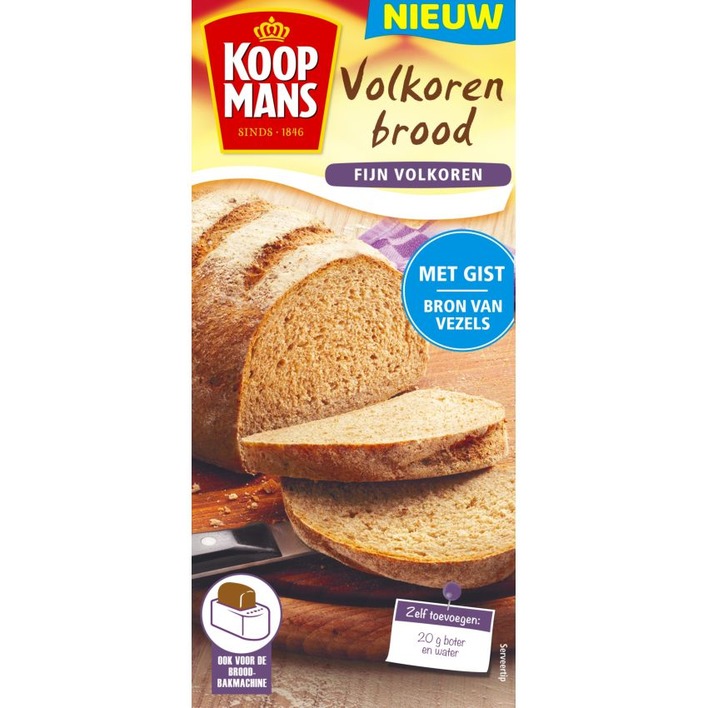 Koopmans Volkoren brood fijn volkoren