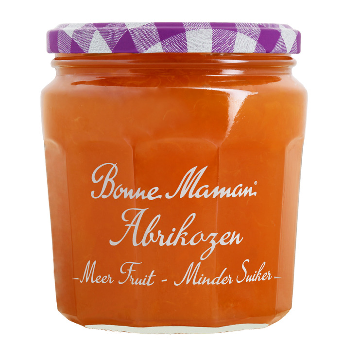 Bonne Maman Abrikozen meer fruit minder suiker