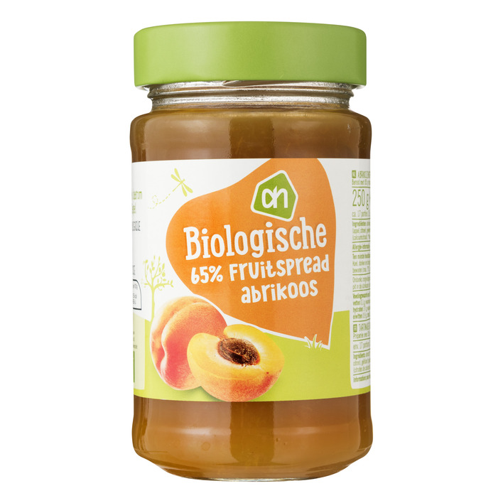 AH Biologisch Abrikoos fruitspread