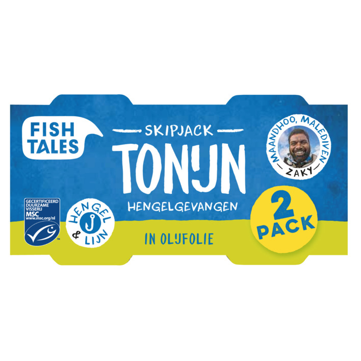 Fish Tales Skipjack tonijn in olijfolie 2-pack